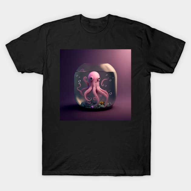 Baby Octopus T-Shirt by Buff Geeks Art